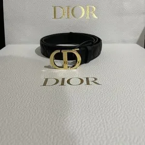 Dior Black quilted Leather belt Sz 95 cm Dior | Accessories | Dior Black Quilted Leather Belt Sz 95  main image 2